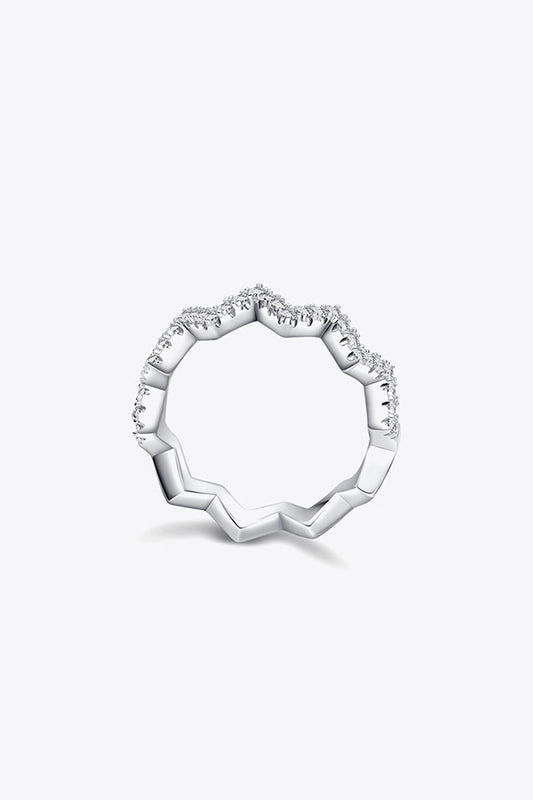 WAVY BAND RING
